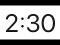 2 Minute 30 Second Timer