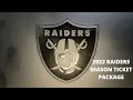The Raiders Season Ticket Package Is Amazing