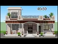 40 -0 x50 -0 4BHK 3D House Plan 91-7078269797 91-7078269696 Gopal Architecture