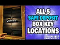 ALL 5 Safe-Deposit Box Key Locations in Halperin Hotel DEAD ISLAND 2