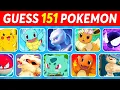 WHO S THAT POKEMON Guess 151 Pokemon Gen 1