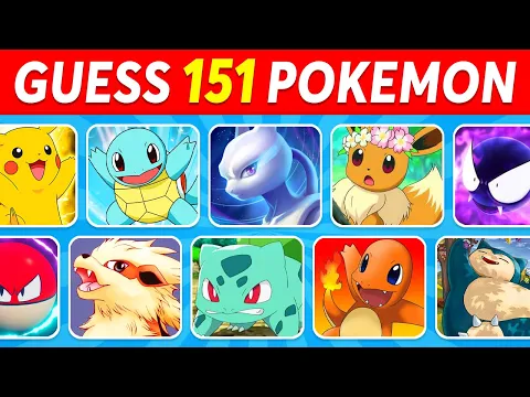 Download MP3 WHO'S THAT POKÉMON? 🧠⚡ Guess 151 Pokemon (Gen 1) ✅