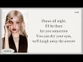 Lagu ROSÉ DANCE ALL NIGHT karaoke with lyrics
