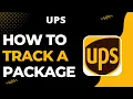 How to Track Package on UPS