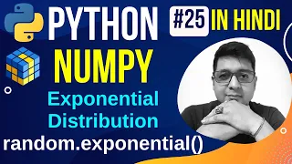 NumPy Exponential Distribution random exponential Plot Python Numpy Tutorial in hindi