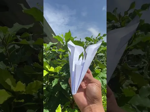 Best flying plane, Paper Airplane and ... #shorts AD396