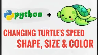 pyTurtle 5 Changing turtle properties python