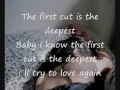 Download Lagu The first cut is the deepest - Sheryl Crow (lyrics)