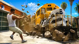 Франклин Нашёл СУМАСШЕДШИЙ ПОЕЗД в ГТА 5! GTA 5 Моды