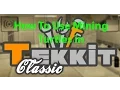 How To Mine Using A Mining Turtle In Tekkit Classic