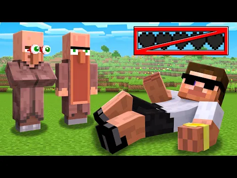 Video Thumbnail: I Fooled Villager by Become Heartless in Minecraft..
