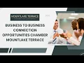 Business To Business Connection Opportunities Chamber Mountlake Terrace
