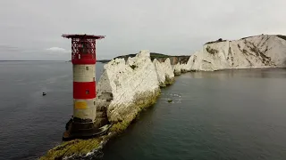 Sailing around the iconic Needles