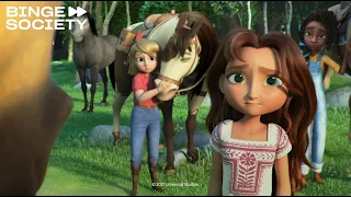spirit untamed fortuna and spirit say goodbye cartoon for kids