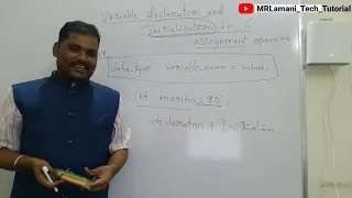 Variable Declaration and Intialization C Programing