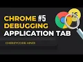 Application Tab JavaScript Debugging Chrome Developer Tools In Hindi