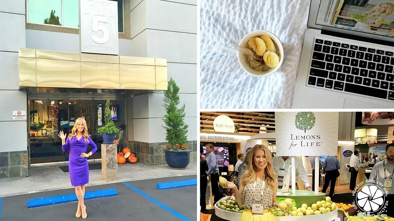 VLOG: October 2015   Travel,  Meetings & What I Eat   Healthy Grocery Girl