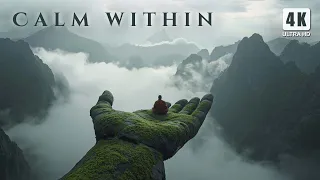 Calm Within Deep Healing Music Ethereal Meditative Ambient Music 4K 