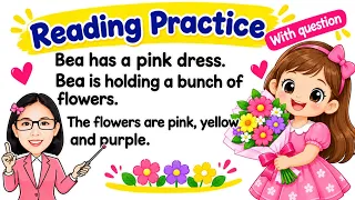 Reading Practice for Beginners | Easy & Simple Sentences with Questions | Improve Reading Skills