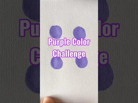 Purple Challenge #art #youtubeshorts #kidstv #ytshorts #diy #kidsart #kidsvideo #kids #shorts #yt