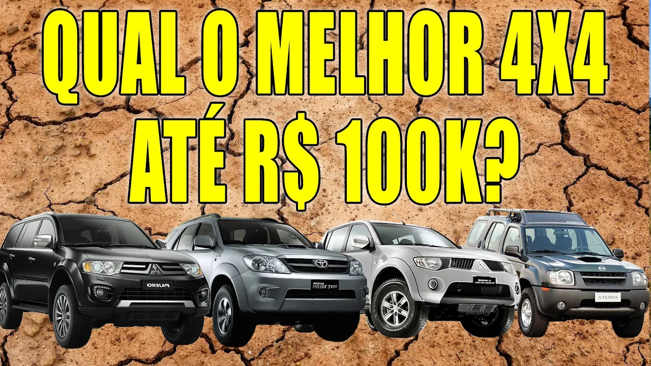 QUAL A MELHOR OPÇÃO 4X4 ATÉ 100K? DAKAR - SW4 - TRITON - XTERRA