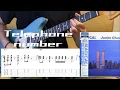 Junko Ohashi - Telephone Number guitar cover with tabs chords