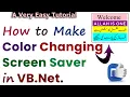 How to Develop - An Amazing Screen Sever with VB Net