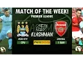 MATCH OF THE WEEK! #2 Manchester City vs Arsenal PES 2015