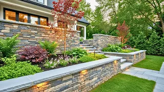 Creative Retaining Wall Ideas for Sloped Backyards Garden Landscaping Design Inspiration Tips