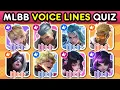 GUESS THE MOBILE LEGENDS BANG BANG HEROES BY THEIR VOICE ONLY! 🗣 | Challenge For MLBB Players! 🙀🔥