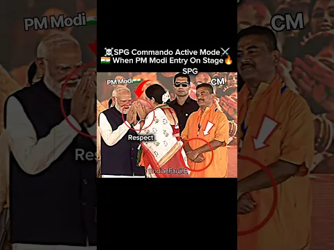 SPG Commando Active Mode🔥⚔️ When Modi On Stage☠️🙏 #pmmodi #spg #commando #modi #security #shorts