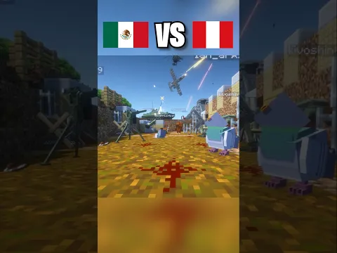 ¡Mañana revancha 🇲🇽 México VS Perú 🇵🇪! | TRAILER #minecraft #guerra #mexico #peru #mexicovsperu