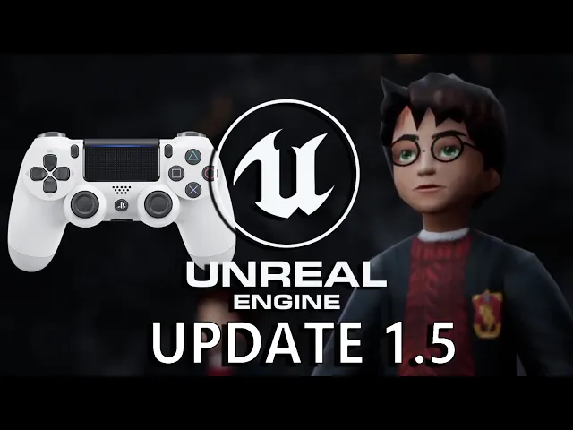 HARRY POTTER IN UNREAL ENGINE 5 Update 1.5  CONTROLLER SUPPORT!