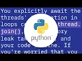 Threading in while True loop