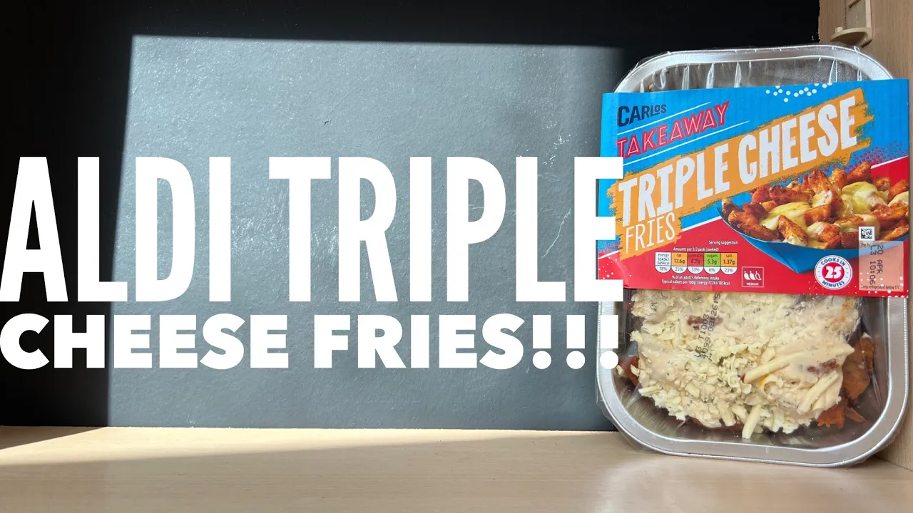 Aldi Carlos Takeaway Triple Cheese Fries Review | Aldi Fries Review