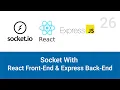 Socket With React Front-End Express Back-End Socket IO Tutorial Bangla Rooms Part 26