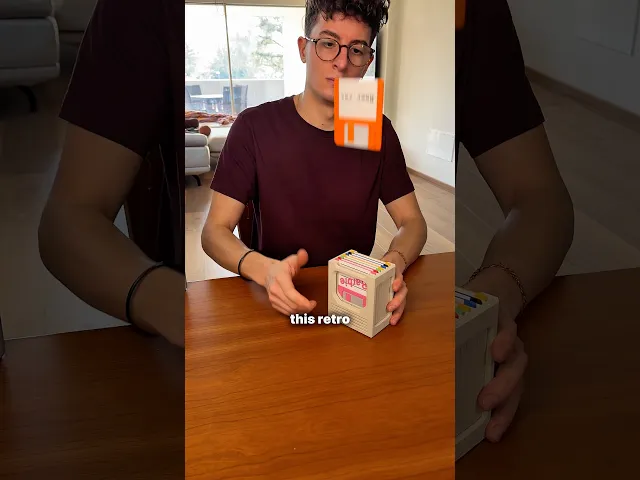 FLOPPY CLICK | THE RETRO-TECH COASTER HOLDER video thumbnail