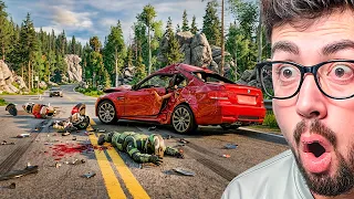 ACCIDENTES REALISTAS DE MOTOS 😱 | BeamNG Drive