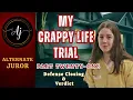 AK v Rachelle Waterman The MY CRAPPY LIFE Murder Plot Full Trial Pt 21