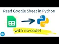 Read Google Sheets in Python with no-code MLJAR Studio