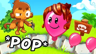 A game about monkey popping bloons D