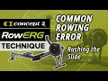 Find Your Rhythm Common Rowing Error Rushing the Slide