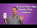 I built a feature that every indie app needs