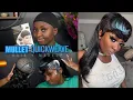 Mullet Quick Weave Tutorial Hair Makeup GRWM VERY DETAILED Beginner Friendly