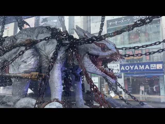 『トゥモロー・ウォー』未知のエイリアン「ホワイトスパイク」捕獲？渋谷、原宿、新宿で宣伝カー走行中