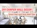 RV Travel Trailer Interior Decorating Ideas RV Camper Makeover COMMOMY DECOR Wall Tiles