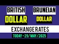 BRITISH POUND TO BRUNEIAN DOLLAR EXCHANGE RATES TODAY 29 MAY 2025