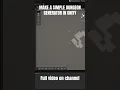 Make a simple dungeon generator in Unity