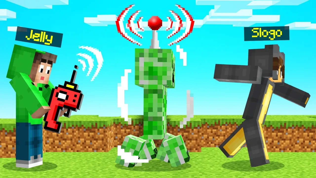 REMOTE CONTROLLING MOBS In MINECRAFT! (Troll)