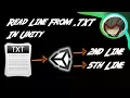 Read Specific Line From TXT File In Unity